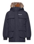 Hooded Parka Parka Takki Navy Timberland