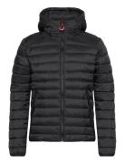 Hooded Fuji Sport Padded Jkt Vuorillinen Takki Topattu Takki Black Sup...