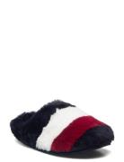 Flag Fur Home Slipper Aamutossut Tohvelit Blue Tommy Hilfiger