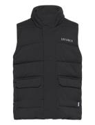 Maddox Puffer Vest Kids Toppaliivi Black Les Deux