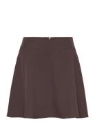 Skirt Lyhyt Hame Brown Rosemunde