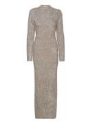 Glitter Knit Maxi Dress Maksimekko Juhlamekko Gold ROTATE Birger Chris...