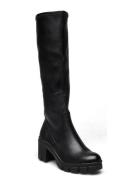 Women Boots Korkeavartiset Saapikkaat Black Tamaris