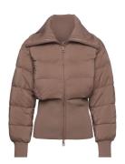 Padded Rib Waist Jacket Vuorillinen Takki Topattu Takki Brown Calvin K...