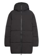 Slffraya Puffer Jacket B Vuorillinen Takki Topattu Takki Black Selecte...