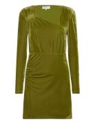 Cmvelvet-Short-Dress Lyhyt Mekko Green Copenhagen Muse