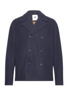 Akbørge Wool Coat Villakangastakki Navy Anerkjendt