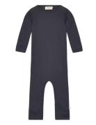 Plain Wool Jumpsuit Jumpsuit Haalari Navy Wheat