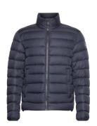 Mens Down Jacket Vuorillinen Takki Topattu Takki Navy Colmar