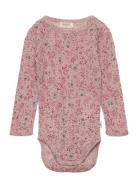 Body Gatherings Wool Ls Bodies Long-sleeved Pink Wheat