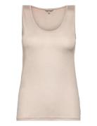 Silk Jersey - Tank Top Toppi Beige Lady Avenue