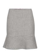 Zoieiw Skirt Lyhyt Hame Grey InWear