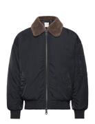 Over D Flight Bomber Jacket Bombertakki Takki Black GANT