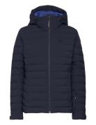 W Thermic Down Jacket Vuorillinen Takki Topattu Takki Navy J. Lindeber...