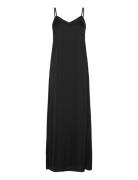 Long Nightdress Yöpaita Black Tommy Hilfiger