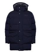 Long Alta Down Jacket Vuorillinen Takki Topattu Takki Navy GANT