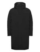 Long Puffer Jacket Parka Takki Black Revolution