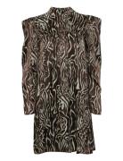 Fabiolagz P Short Dress Lyhyt Mekko Brown Gestuz