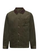 Akbenny Worker Cord Jacket Vuorillinen Takki Topattu Takki Green Anerk...