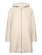 Women Coats Woven Regular Villakangastakki Beige Esprit Casual