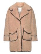 Objshiren Coat 130 Outerwear Coats Winter Coats Beige Object