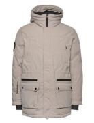 City Padded Parka Jacket Parka Takki Cream Superdry