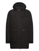 Workwear Hooded Parka Parka Takki Black Superdry