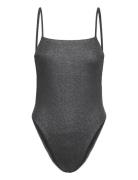 Piece Square Neckline Uimapuku Uima-asut Black Calvin Klein