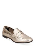 Essential Golden Loafer Loaferit Matalat Kengät Gold Tommy Hilfiger