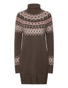 Fqmerla-Dress Lyhyt Mekko Brown FREE/QUENT