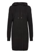 Onltessa Carey L/S Hood Dress Nca Knt Lyhyt Mekko Black ONLY