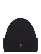 Essential Chic Beanie Accessories Headwear Beanies Black Tommy Hilfige...