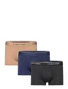 Low Rise Trunk 3Pk Bokserit Black Calvin Klein