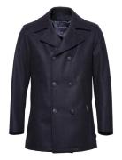 Pea Coat "Kermoor" Villakangastakki Navy Armor Lux