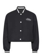 Tjw Crp Wool Varsity Bomber Bombertakki Black Tommy Jeans