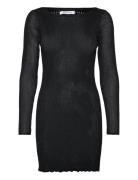 Metallic Sweater Dress Lyhyt Mekko Black Calvin Klein Jeans