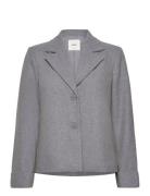 Objnicole L/S Wool Jacket Noos Villakangastakki Grey Object