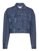 Nmronja L/S Crop Dnm Jacket Vi433Mb Noos Farkkutakki Denimtakki Blue N...