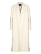 Caridi Outerwear Coats Winter Coats Cream BOSS