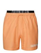 Medium Double Wb Uimashortsit Orange Calvin Klein