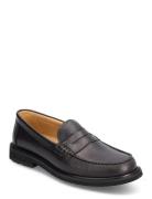 Classic Loafer - Brown Grained Leather Loaferit Matalat Kengät Black S...