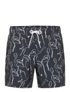 Hco. Guys Swim Uimashortsit Black Hollister