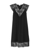 Nightdress No Sleeve Yöpaita Black Damella Of Sweden