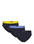 3P Brief Wb Y-sepalus Briefs Alushousut Blue Tommy Hilfiger