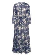 Neell Maxi Dress Ls Maksimekko Juhlamekko Blue Lollys Laundry