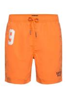 Vintage Polo 17Inch Swim Short Uimashortsit Orange Superdry