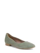 Woms Ballerina Ballerinat Green Tamaris