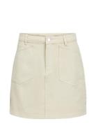 Objalas Mw Short Skirt 131 Lyhyt Hame Cream Object