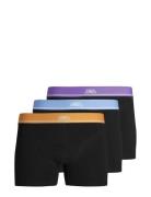 Jackonga Solid Trunks 3 Pack Bokserit Black Jack & J S