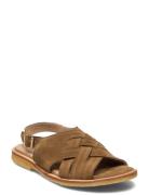 Sandals - Flat - Open Toe - Op Matalapohjaiset Sandaalit Brown ANGULUS